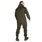 Мужской костюм Удлиненная Куртка + Брюки на флисе / Демисезонный Комплект SoftShell 2.0 олива размер L - изображение 3