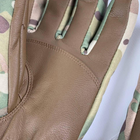 Зимние Перчатки кожаные с сенсорными вставками мультикам размер M - изображение 7