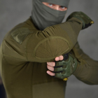 Мужской Убакс с карманами и усиленными локтями олива размер XL - изображение 7