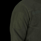 Мужская Флисовая Кофта с липучками под шевроны Marker Ultra Soft Олива / Плотная Флиска размер L(50) - изображение 6