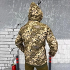 Мужская зимняя куртка Softshell с меховой подкладкой / Бушлат пиксель размер M - изображение 3