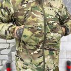 Мужская зимняя куртка с утеплителем G-Loft до - 20 °C / Теплая верхняя одежда "Alpha" мультикам размер L - изображение 3
