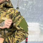 Мужская зимняя куртка на двойном флисе / Бушлат "event" Softshell мультикам размер M - изображение 8