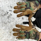 Сенсорные Зимние Перчатки Mechanix Wear M-Pact с защитными накладками мультикам размер L - изображение 1