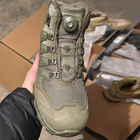 Мужские Ботинки с автоузлом и мембранной технологией олива / Демисезонная обувь на двойной подошве 43 - изображение 2