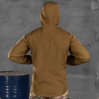 Демисезонная Мужская Куртка "Leon" Softshell с липучками под шевроны койот размер S - изображение 3