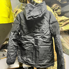 Мембранна Чоловіча Куртка Level 7 з утеплювачем еко-пух чорна розмір S - зображення 5