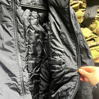 Мембранна Чоловіча Куртка Level 7 з утеплювачем еко-пух чорна розмір L - зображення 8