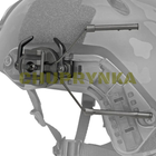 Крепления для наушников на шлем "с усиками", Оливковий - изображение 4