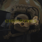 Крепления для наушников на шлем "чебурашка", Чорний - изображение 3