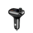 Автомобильный FM-трансмиттер ресивер Baseus T Shaped S-13 Car Bluetooth MP3 Player PPS Fast Charger Edition Black (CCMT000101)