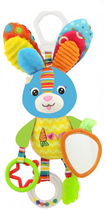 Grzechotka Happy Baby Activity Rabbit Niebieska (5713428019985) - obraz 1