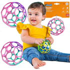 М'ячик-прорізувач Oball Classic Фіолетово-рожевий 10 см (0074451122895) - зображення 2