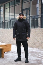 Парка зимняя мужская Intruder HotWint, черная, L