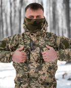 Тактический зимний теплый военный комплект RH-19 ( Куртка + Штаны ), Камуфляж: Пиксель ВСУ, Размер: XXXXL - изображение 3