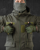 Тактический теплый военный комплект Habber ( Куртка + Штаны ), Камуфляж: Олива, Размер: S - изображение 4