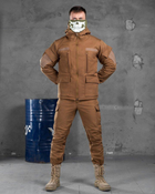 Тактический военный комплект Habber ( Куртка + Штаны ), Камуфляж: Койот, Размер: XXXL - изображение 1