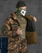 Тактичний теплий військовий комплект Fantom ( Куртка + Штани ), Камуфляж: Піксель, Розмір: M - зображення 3