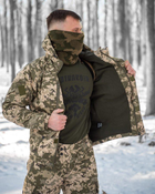 Тактический зимний теплый военный комплект RH-19 ( Куртка + Штаны ), Камуфляж: Пиксель ВСУ, Размер: M - изображение 4