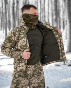 Тактический зимний теплый военный комплект RH-19 ( Куртка + Штаны ), Камуфляж: Пиксель ВСУ, Размер: XXL - изображение 4