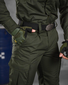 Тактический военный костюм Уставной ( Китель + Футболка + Штаны ), Камуфляж: Олива, Размер: XXL - изображение 4