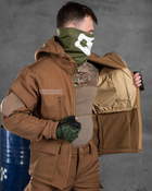 Тактичний військовий комплект Habber ( Куртка + Штани ), Камуфляж: Койот, Розмір: XXXXL - зображення 5