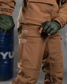 Тактичний військовий комплект Habber ( Куртка + Штани ), Камуфляж: Койот, Розмір: XXL - зображення 6