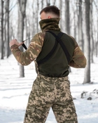 Тактический зимний теплый военный комплект RH-19 ( Куртка + Штаны ), Камуфляж: Пиксель ВСУ, Размер: S - изображение 5