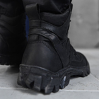 Мужские кожаные Ботинки Dragon total на протекторной подошве / Летние Берцы черные размер 42 - изображение 4