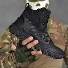 Мужские кожаные Ботинки Dragon total на протекторной подошве / Летние Берцы черные размер 42 - изображение 6