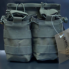 Підсумок тактичний Mil-Tec Для магазинів Подвійний Олива MAG.TASCHE OPEN TOP DOUBLE OLIV (13497001) - изображение 5