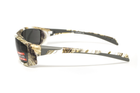 Захисні тактичні окуляри Global Vision Hercules-5 White Camo (gray), сірі в камуфльованій оправі - зображення 3