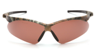 Захисні окуляри Pyramex Pmxtreme Camo (bronze), коричневі в камуфльованій оправі - зображення 3