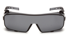 Захисні тактичні окуляри Pyramex Cappture (gray) Anti-Fog, сірі - зображення 4