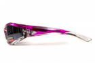 Защитные очки с уплотнителем Global Vision FlashPoint Pink-Silver (silver mirror) зеркальные серые - изображение 3