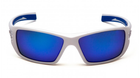 Открытыте защитные очки Pyramex VELAR White (ice blue mirror) синие зеркальные - изображение 2