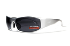 Открытыте защитные очки Global Vision BAD-ASS-1 Silver (gray) серые - изображение 5