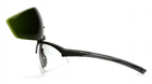 Захисні окуляри Pyramex Onix Plus (clear+3.0 IR filter) Anti-Fog, прозорі, з відкидним фільтром від ІнфраЧерв випромін - зображення 4