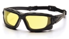Захисні окуляри з ущільнювачем Pyramex i-Force Slim (amber) Anti-Fog, жовті - зображення 5