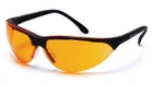 Открытыте защитные очки Pyramex RENDEZVOUS (orange) оранжевые - изображение 1