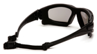Захисні тактичні окуляри з ущільнювачем Pyramex i-Force Slim (silver mirror) Anti-Fog, дзеркальні сірі - зображення 4