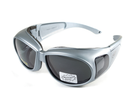 Защитные очки с уплотнителем Global Vision OUTFITTER Metallic (gray) серые - изображение 1