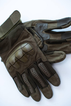 Тактические перчатки с антискользкими вставками и защитными накладками XL - изображение 6