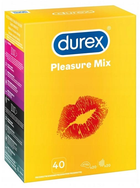 Prezerwatywy Durex Pleasure Mix stymulujące 40 szt (5900627097214) - obraz 1