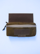 Напашник прямокутний сумка, підсумок напашник тактичний утилітарний з кріпленням до плитоноски на велкро Койот - зображення 1