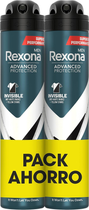 Zestaw antiperspirantów Rexona Men Advanced Protection Invisible Black & White w sprayu 2 x 200 ml (8720182349484) - obraz 1