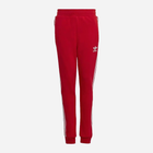 Spodnie dresowe młodzieżowe chłopięce Adidas 3-Stripes Pants IC3126 164 cm Czerwone (4066752158358) - obraz 1