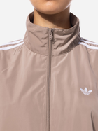 Sportowa bluza damska Adidas Oversized Track Jacket W "Chalky Brown" IP7143 S Beżowa (4066753722312) - obraz 4