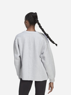 Кардиган жіночий Adidas Loungewear Cardigan W "Light Grey Heather" HL9165 40 Сірий (4066747420781) - зображення 2