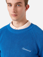 Sweter męski bawełniany Edmmond Studios Canale Sweater "Plain Blue" 123-60-03550 L Niebieski (8435629065352) - obraz 4